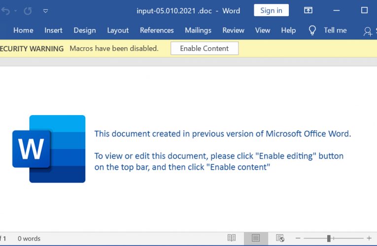 From Word to Lateral Movement in 1 Hour
